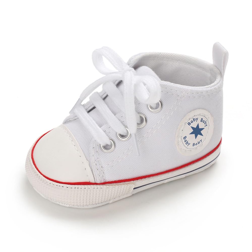 KKIIDDSS Unisex Baby Girls Boys Canvas High-top
