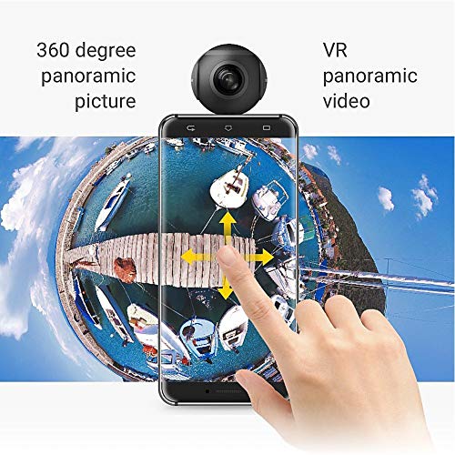 Insta360 Air - 360 VR Camera for Android phone (Type-C connector), Black (Insta360 Air (Type-C) - CINMAIR/A) (Certified Refurbished)