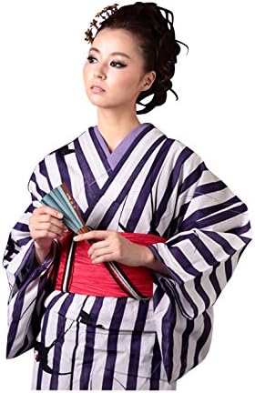 Amazon 浴衣 レディース ゆかた 帯 下駄 セット 粋 高級変わり織り浴衣 白地ストライプに飛び立つ宵燕 D3460 浴衣レトロ 浴衣帯 ゆかた帯 ユカタ 大人 3点セット 女性浴衣 半巾帯 作り帯 レトロ Retro 大正浪漫 ホンコンマダム Free 紫ストライプ 浴衣 通販