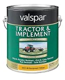 Valspar 4431-08 Equipment Yellow Tractor and Implement Paint - 1 Gallon