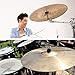 SelfTek 21 Pcs Cymbal Replacement Accessories, Cymbal Stand Felts Drum Cymbal Felt Pads, Cymbal Felts Hi-Hat Clutch Felt Hi Hat Cup, Washer, Sleeves and Base Wing Nuts Replacement for Drum Set