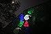 Indoor/Outdoor Blue and Green moving laser firefly with LED Holiday day party Light
