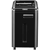 Fellowes Powershred 225Ci 22-Sheet 100% Jam-Proof Crosscut Paper Shredder Commercial Grade for Office, Black 3825001