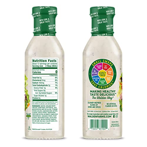 Walden Farms Variety Pack Dressings, 12 oz Bottle, Fresh and Delicious
