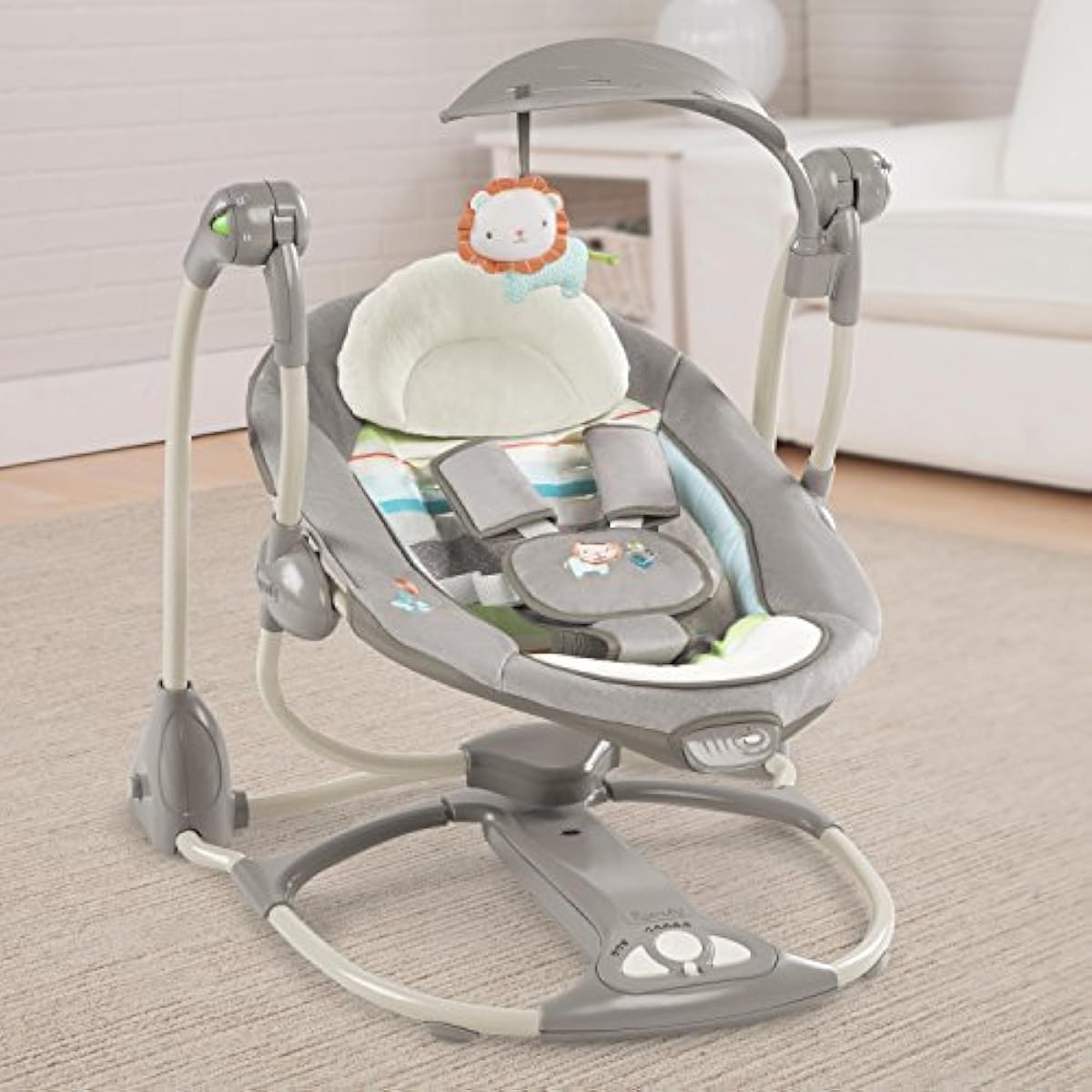 Electric Baby Bouncer Rocker Vibration Chair Portable Musical Cradle
