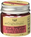 Prima Marketing Finnabair Art Ingredients Mica Powder, 0.6 oz, Black Cherry