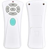 RETROSUN Ceiling Fan Remote Control with Reverse, 3 Speed, Up/Dn Light Dimmer, Replacement for Hampton Bay, Harbor Breeze Ceiling Fan CHQ7080T UC7080T - Only Remote
