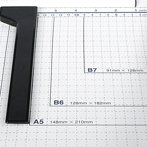 [US Stock]Steel Heavy Duty Professional Office Home Paper Desk Tops Paper Guillotine Trimmer Cutter Machine (Type1) - Thumbnail 6