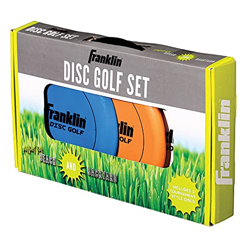 Franklin Sports Pro Disc Golf Discs Set Equipment Starter Kit Driver
