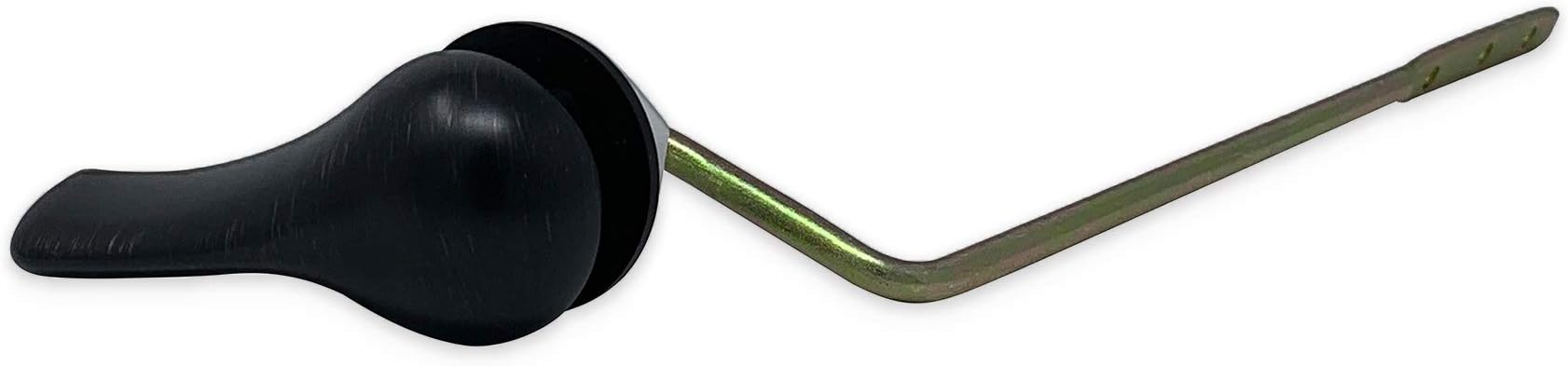 Qualihome Universal Side Mount Toilet Handle Tank Flush Lever Replacement Handle, Bronze Finish Toilet Handle