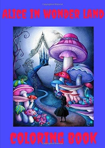 Alice in wonder land: coloring book