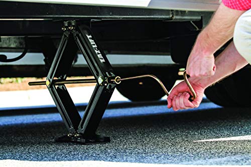 Eaz-Lift Pack of 2 24" RV Stabilizing Scissor Jack, Fits Pop-Up Campers and Travel Trailers, Can Support Up to 7,500 lbs. -(2 Pack) (48830) (Renewed)