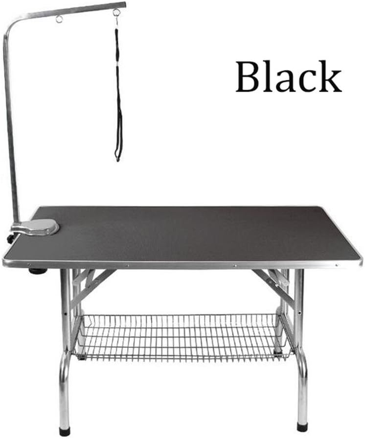 Folding Dog Pet Grooming Table Portable Adjustable With Arm Noose£¬471416031 , Black