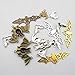 Youdiyla 30 pcs Mixed Craft Supplies Bat Beads Charms Pendants for Crafting Jewelry Findings Making Accessory for DIY Necklace Bracelet (HM32)