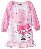 Komar Kids Little Girls' Peppa Pig Long Sleeve Skating Gown, Pink, 2T