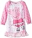 Komar Kids Little Girls' Peppa Pig Long Sleeve Skating Gown, Pink, 2T