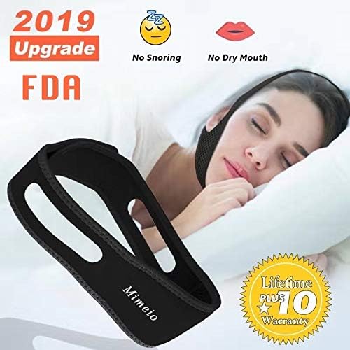 [2019 Upgraded] Stop Snoring Chin Strap, Comfortable Natural Snoring Solution Snore Stopper Anti Snoring, Most Effective Anti Snoring Devices Stop Snoring Sleep Aid Snore Reducing Aids for Men Women