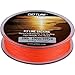 Goture Fishing Line Fly Line Dacron Backing 8 Strands Braided for Trout Bass Pike Saltwater Freshwater 20lb 30lb 109yd Orange White Yellow White/Black Yellow/Black