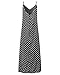 ZANZEA Womens Polka Dot Maxi Dress Casual Summer Floral Print Long Boho Beach Sundress Plus Size 01 Black US 14