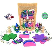 Wildflower Toys Peg Doll Fairy Kit for Ages 7+