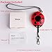 130DB Safety Emergency Personal Alarm KeyChain with LED Light,iDaye Ladybug-Shaped Siren Voice Self Defense Keyring,Security Lovely Azan alarm for Women/Kids/Elderly Protection,Best Survival Whistle