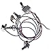 Kmise Wiring Harness Prewired 2v2t 3way Toggle Switch Jack 500k Pots for Gibson Replacement Guitar- 1 set