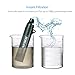 BOBLOV Personal Water Filter Straw Portable Purifier for Hiking, Camping, Travel, and Emergency Preparedness 1500L/1year (Army Green)