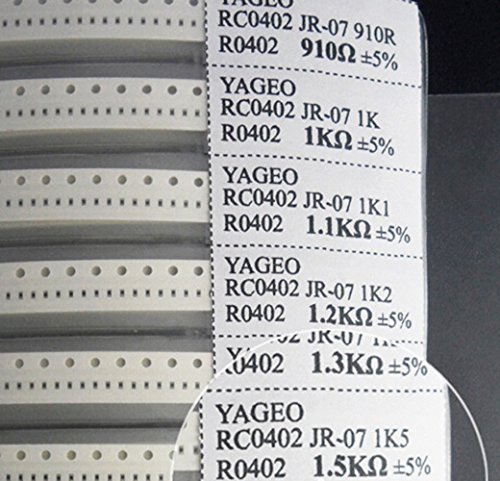 Yobett 0 ohm - 10m ohm 0402 170 value 8500pcs all serie…