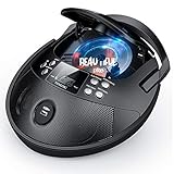 VENLOIC CD Player Portable Boombox with Radio, Portable CD Player Boombox, AM FM CD Boom Box Player Portable Stereo (Black)