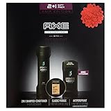 Axe 2+1 Gift Pack Hair Edition, Axe Collection with Clean Cut, Bonus Antiperspirant, Apollo Scent