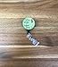Limeloot Coffee Scrubs and Rubber Gloves Nurse Badge Reel Retractable - Cute Nurse Badge Holder with 360 Swing Badge Clip and 34 Inch Cord