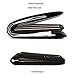 GDTK RFID Blocking Leather Slim Minimalist Wallet Front Pocket Money Clip (Black)