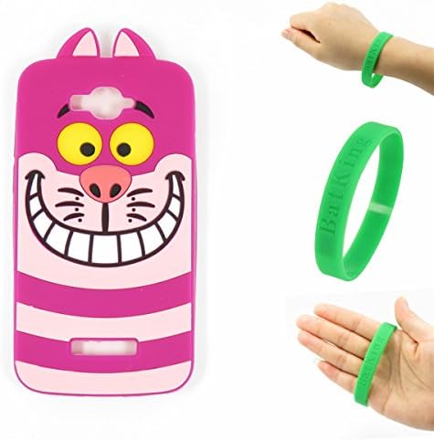 Alcatel C7 Case Alcatel One Touch Pop C7 Case,Bat King 3D Cute Cartoon Cheshire Cat Soft Silicon Rubber Case Cover for Alcatel One Touch Pop C7 OT-7040E/7040A/7040X/7040F/7040D(Cheshire Cat)