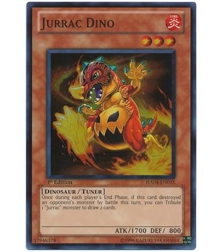 Yu-Gi-Oh! Jurrac Aeolo Super Rare Card - HA04-EN017 1st Edition From Hidden Arsenal 4