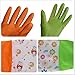 Kitchen Rubber Household Cleaning Gloves,Dishwashing Clean Waterproof Latex Gloves for women