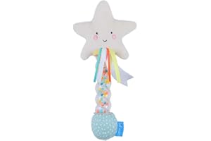 Taf Toys Star Rainstick Rattle, Musical Shake & Rattle Rainmaker Toy, Musical Instrument for Babies and Toddlers for Sensory and Motor Skills Development
