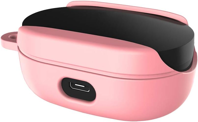 TwoCC-Bluetooth Headset, for Xiaomi Youth Edition Red Rice Redmi Airdots Wireless Bluetooth Headset Silicone Case Cover (Pink)