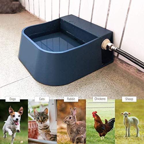 NAMSAN Auto Fill Water Bowl 2L Automatic Dog Water Dispenser Outdoor