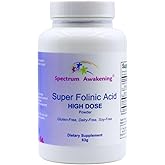 Spectrum Awakening Super Folinic Acid High Dose Powder | Leucovorin | Supports Normal Speech & Language Development in Children | 63 g