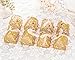 KAZIPA 50pcs Gold Floral Favor Boxes, 2