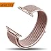 amBand for Apple Watch Sport Loop Band 38mm, Lightweight Breathable Nylon Replacement Band for Apple Watch Series 1, Series 2, Series 3, Sport, Edition-Rose Pink