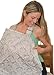 IntiMom Breastfeeding Nursing Cover, Wide for Full Coverage Up, Breathable 100% Cotton. Apron with Wide Strap and a Complimentary Pouch