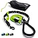 Heavy Duty Rope Bungee Leash for Large and Medium Dogs with Anti-Pull for Shock Absorption - No Slip Reflective Leash for Outside (Green, Bungee Leash- 5.5 Ft)