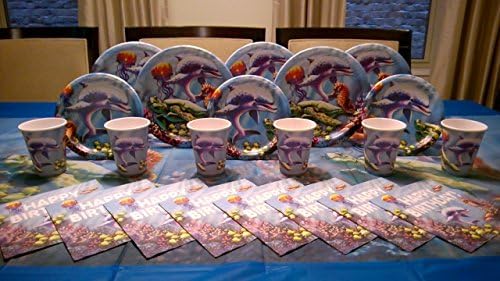 Paper Party Plates - Ocean Animal Themed - 9" round - 18 count