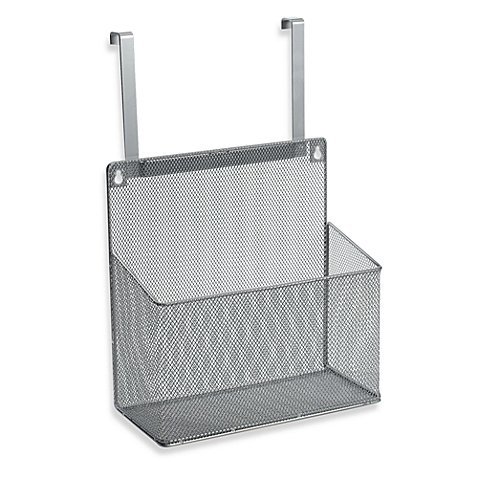 .ORG Metal Mesh Kitchen Cabinet Organizer Hung Over Cabinet Door or Mounted (1)