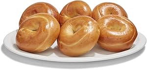 WHOLE FOODS MARKET Plain Bagel 6 Count
