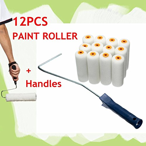 Pink Lizard 13pcs Paint Rollers DIY Decorative Handle Brush Tool Kits