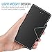 LG G6 Case, Maxboost Wallet Case Protective Covers For LG G6 2017 [Folio Style] Convenient Stand Feature PU Leather LGG6 Flip Cover with Card Slot and Side Pocket Magnetic Closure - Black