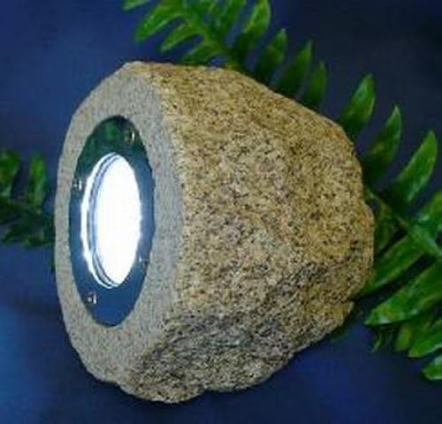 Real Granite Submersible 36 LED Rock White Light by Fountain Emporium