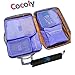 Cocoly 7pcs travel Organizers Packing Cubes Luggage Organizers Compression Pouches